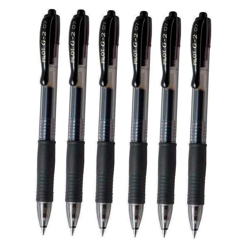 Pilot G2 – Penne A Sfera Gel Retrattili, Punta 0,7 Mm, Confezione Da 6 Colori Essenziali, Inchiostro Morbido E Fluido - 2