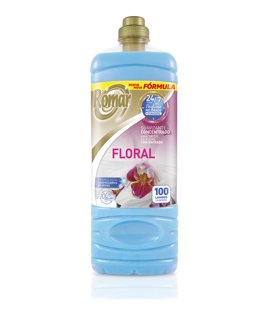 Ammorbidente concentrato floreale Romar 2 LT 100 lavaggi