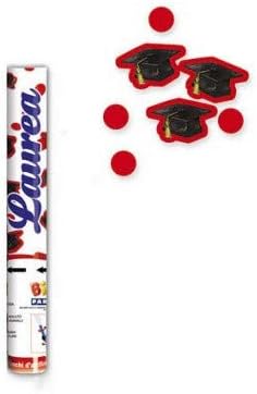 Cannone spara coriandoli laurea Tubo Spara Capellini, Multicolore