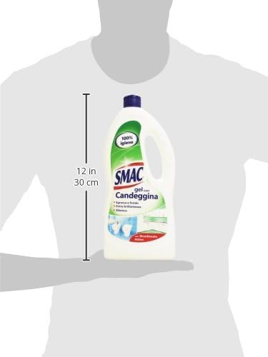 Smac - Detergente Gel Multisuperficie con Candeggina, Azione Igienizzante e Sgrassante, con Agenti Sbiancanti, 850 ml