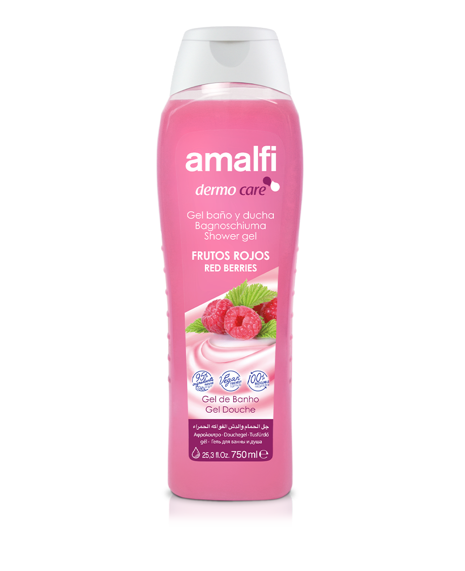 AMALFI BAGNOSCHIUMA GEL FRUTTI ROSSI 750 ML