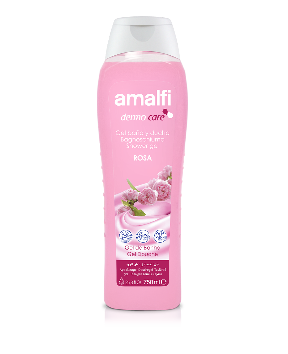 AMALFI BAGNOSCHIUMA GEL ROSA 750 ML