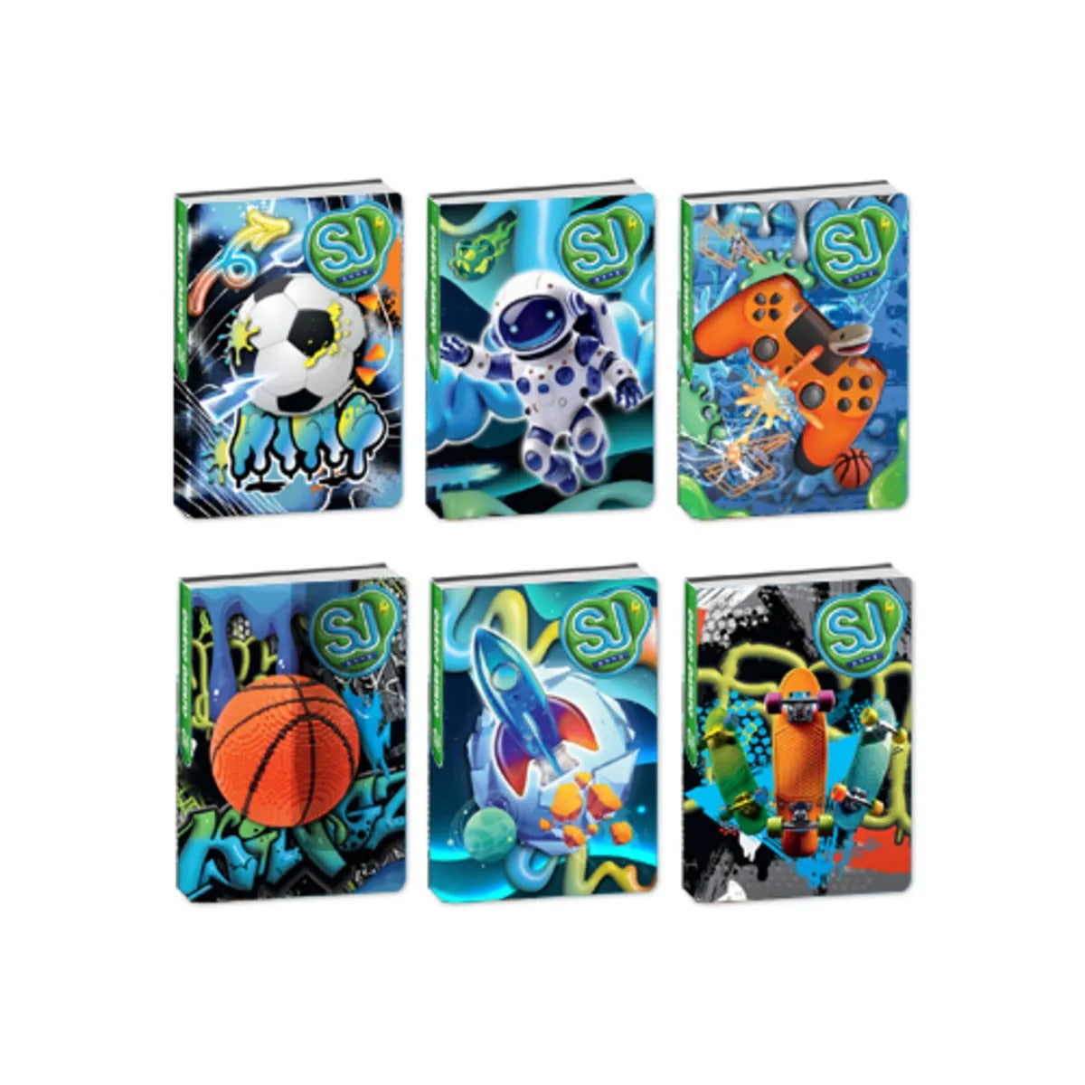 SJ Gang Diario Scuola 10 Mesi 14x20,6 cm con Stickers Astronauta – dettaglio prodotto 2