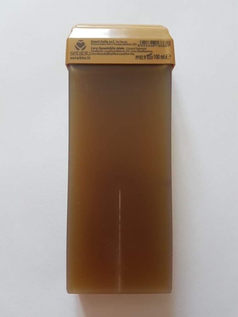 Ricarica Cera Depilatoria Liposolubile al Miele – Cartuccia da 100 ml per una Depilazione Professionale a Casa