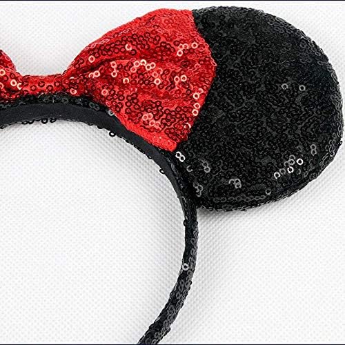 Cerchietto con Orecchie Topolina - Fiocchetto Fuxia - A Pois Bianchi - Accessori
