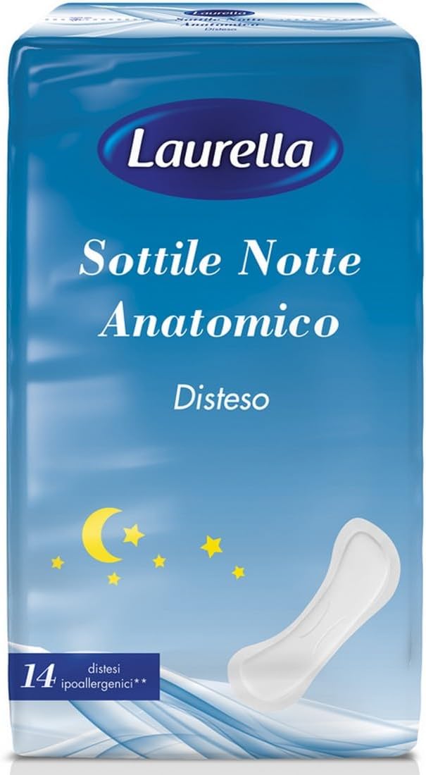 LAURELLA SOTTILE NOTTE ANATOMICO DISTESO 14PZ.IPOALLERGENICO