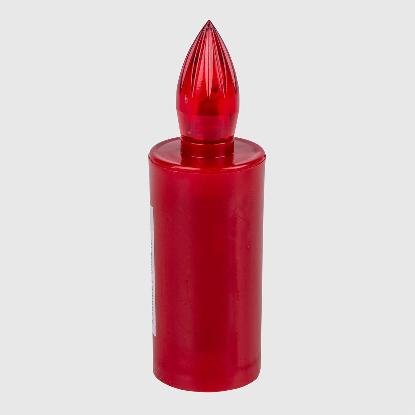 Lumino Elettrico a Led Stilo Pacis, Durata 50 Giorni, Rosso con Luce Fissa, 9.5xø3 cm