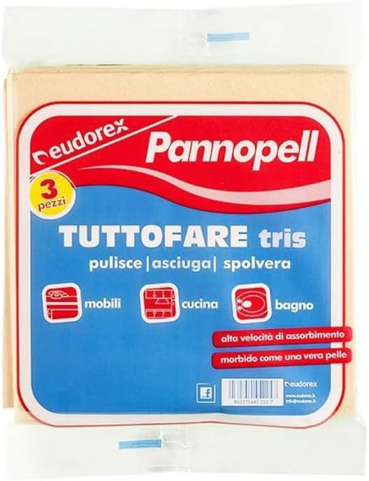 Pannopell Panno Tuttofare, Confezione da 3