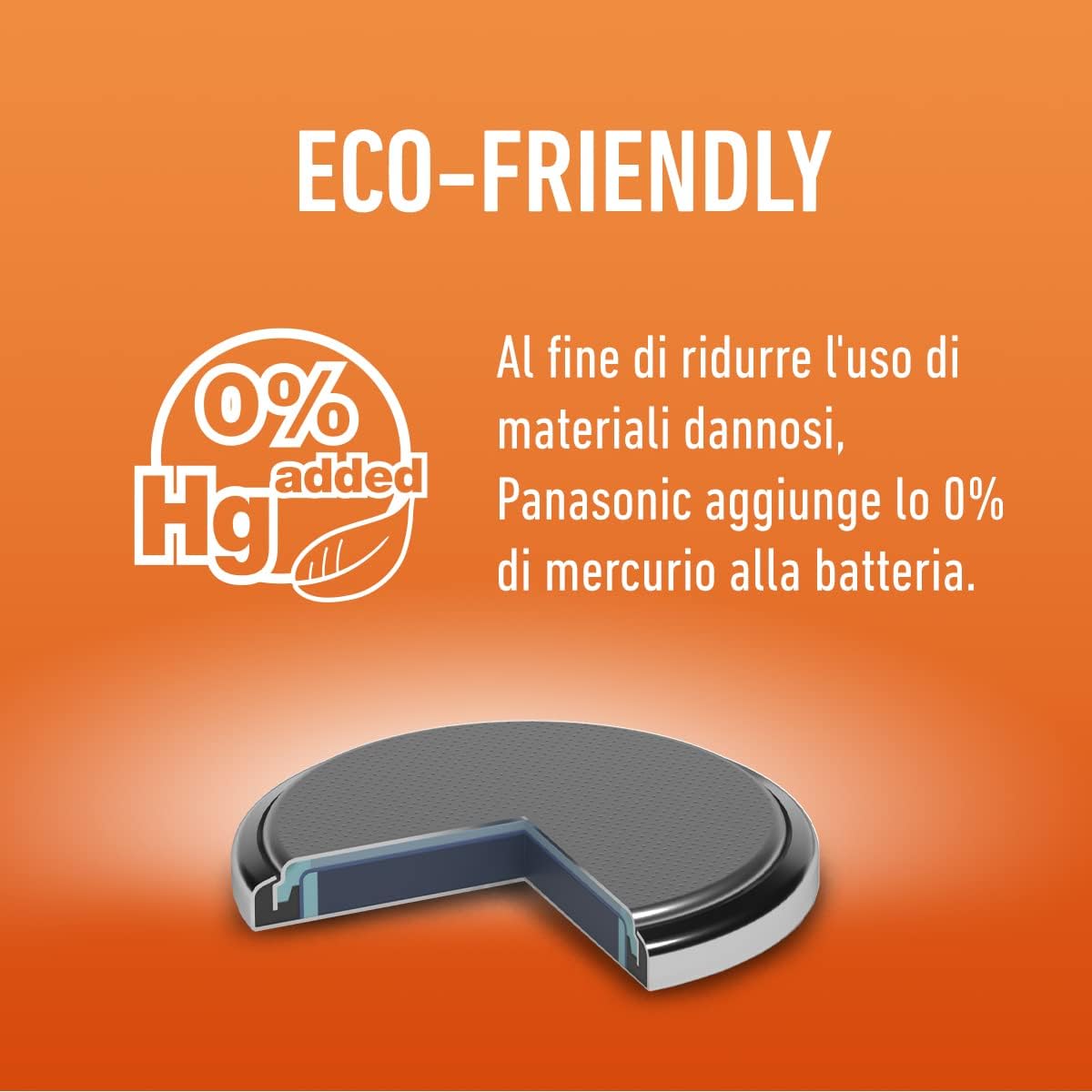 batteria panasonic cr2025 3v Micropile al Litio, Argento (2 Pezzi)