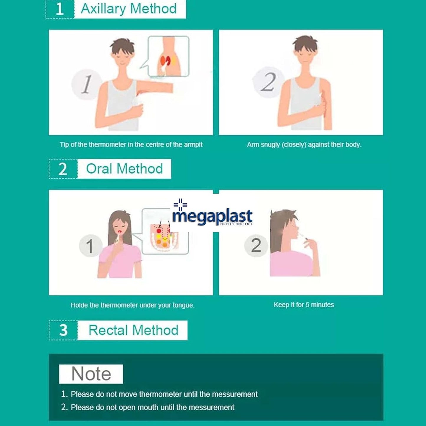 Termometro digitale con punta flessibile e indicatore cromatico, per misurazione febbre, schermo LCD e indicatore sonoro, rilevazione rapida in 30 secondi