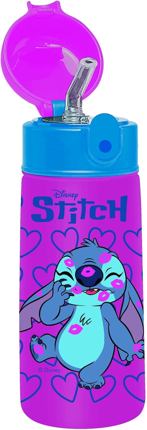 🌀💙 Borraccia Termica "Stitch" – 460 ml di Freschezza e Stile!