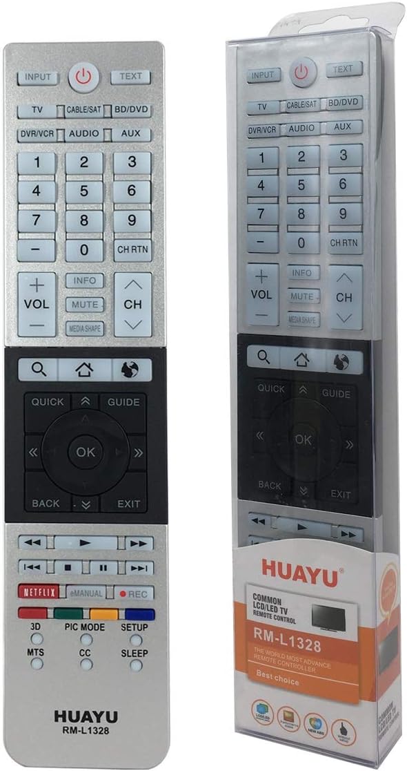 Telecomando compatibile per Toshiba TV 58L7350U 58L9300 58L9300U 65L7350U 65L9300 65L9300U 84L9300 84L9300U