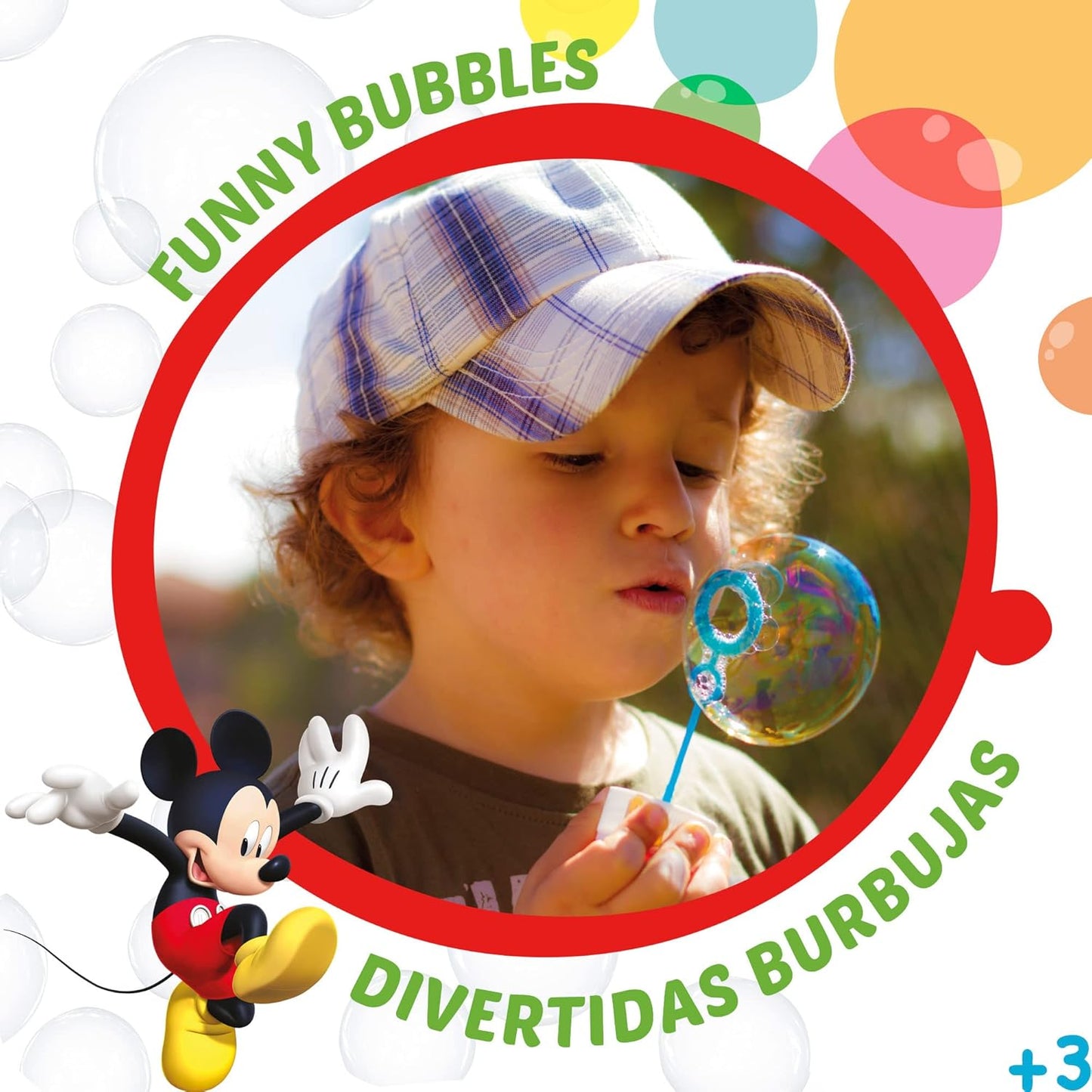 Bolle Di Sapone bambini regalo gadget compleanno Flacone 60 Ml 36 PEZZI Mickey & Friends Topolino Mickey Mouse