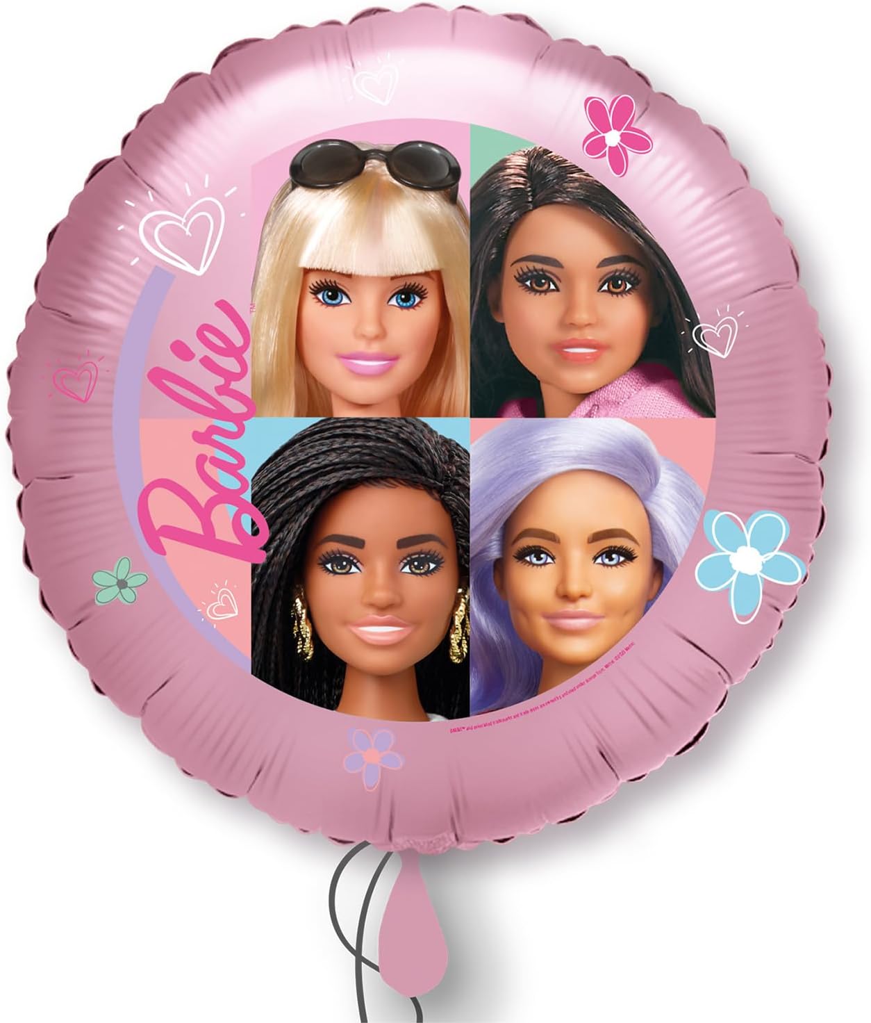 Palloncino di barbie tondo 43 cm licenza ufficiale