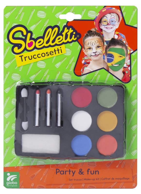 Truccabimbi, 6Colori, Face Painting Bambini, Trucchi Truccabimbi, Colori per Pancia Gravidanza Sicuro, per Carnevale e Cosplay, Face Paint Lavabili, Per Bambini per Natale Halloween