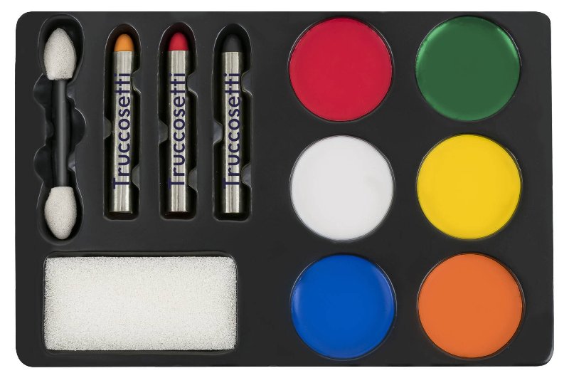 Truccabimbi, 6Colori, Face Painting Bambini, Trucchi Truccabimbi, Colori per Pancia Gravidanza Sicuro, per Carnevale e Cosplay, Face Paint Lavabili, Per Bambini per Natale Halloween