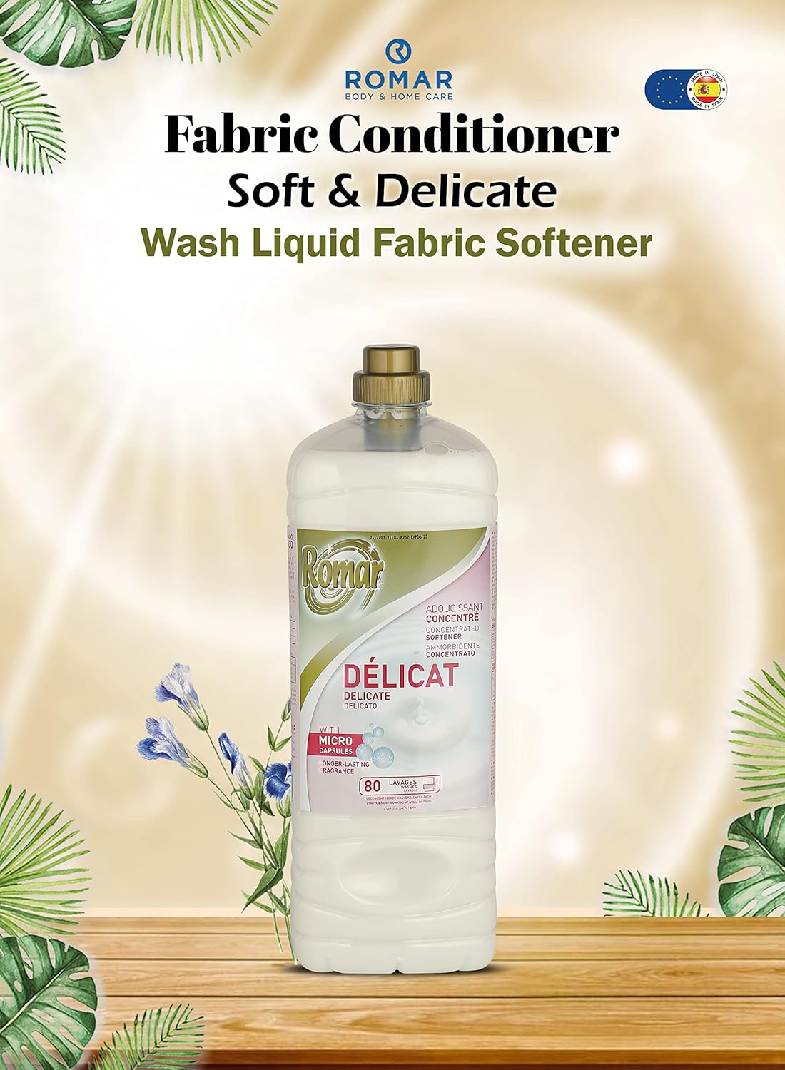 Ammorbidente concentrato 2 l DELICATO ROMAR