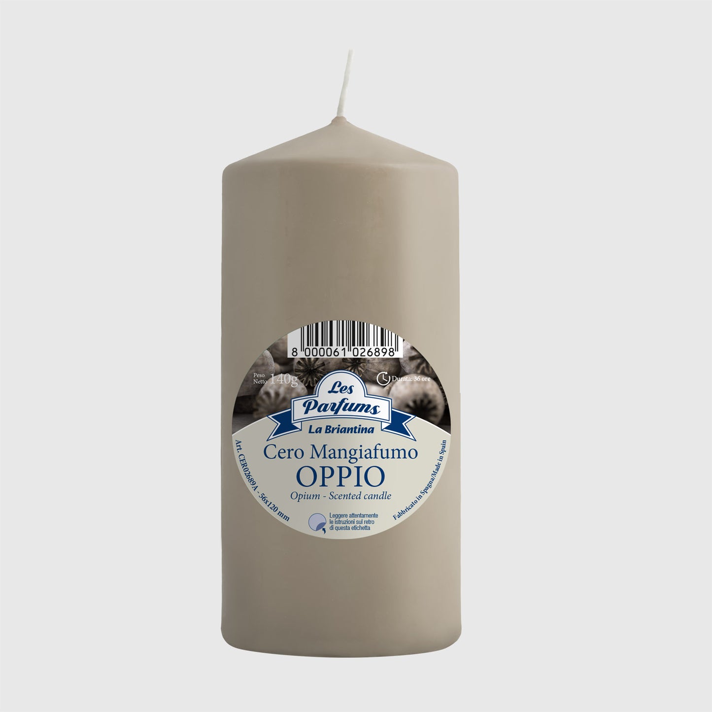 CANDELE MANGIAFUMO OPPIO H12,5D6 36 ORE