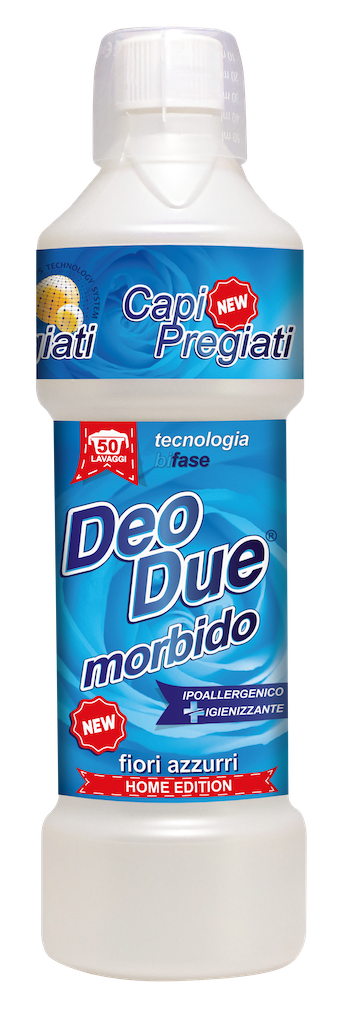 Ammorbidente deo due profumato 50 lavaggi super concentrato Fiori Azzurri