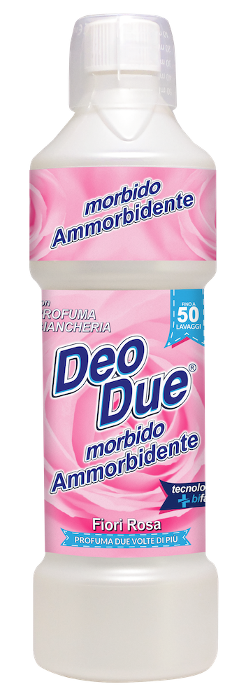 Ammorbidente deo due profumato 50 lavaggi super concentrato Fiori Rosa