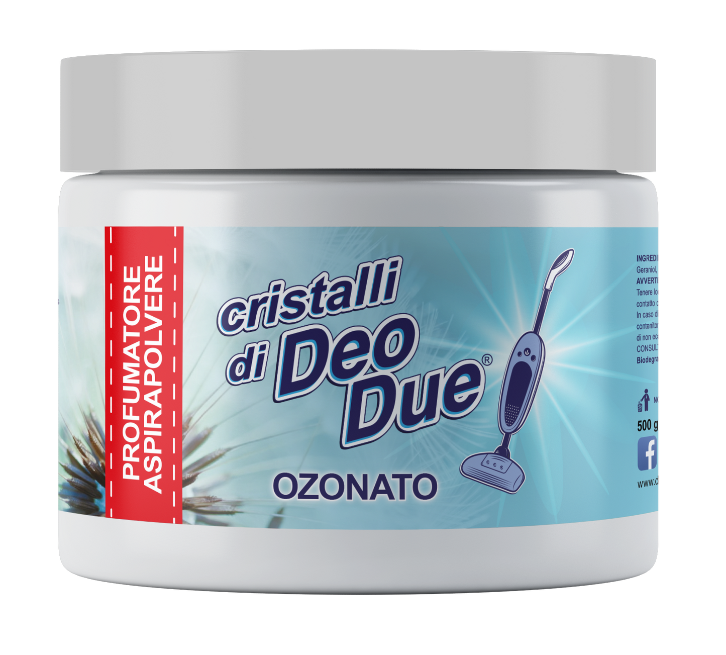 Cristalli Profumati per Aspirapolvere Deo Due Ozonato