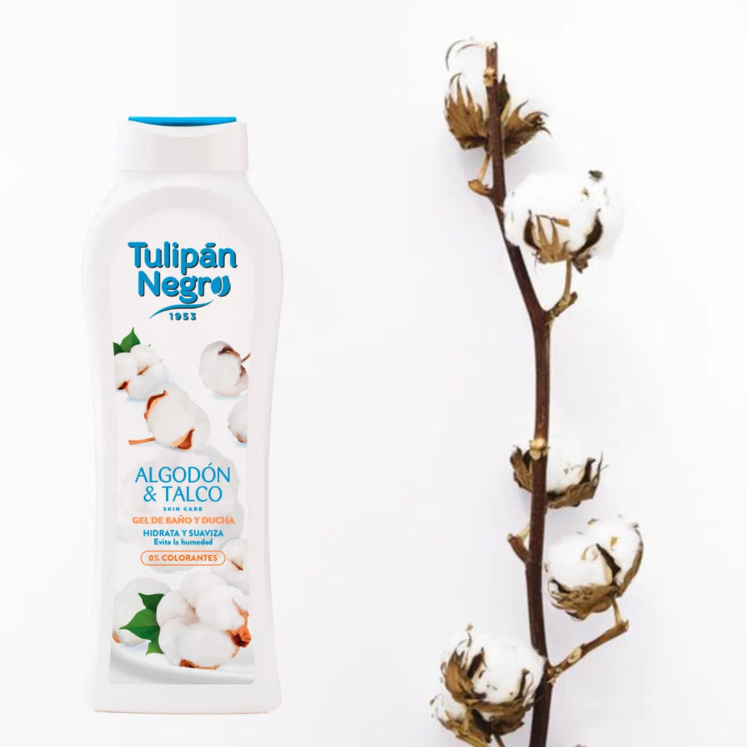 TULIPAN NEGRO BAGNOSCHIUMA COTONE E TALCO 650 ML