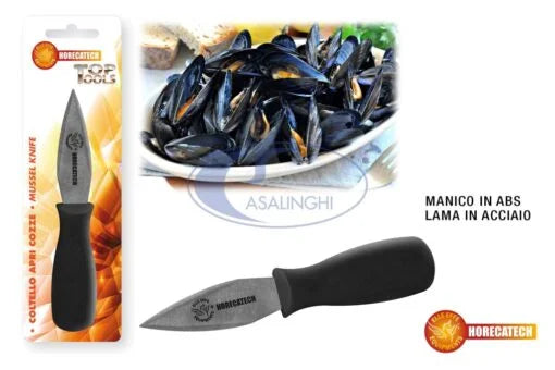 Apriostriche / Cozze, Coltello per ostriche cozze vongole veraci Acciaio Inox