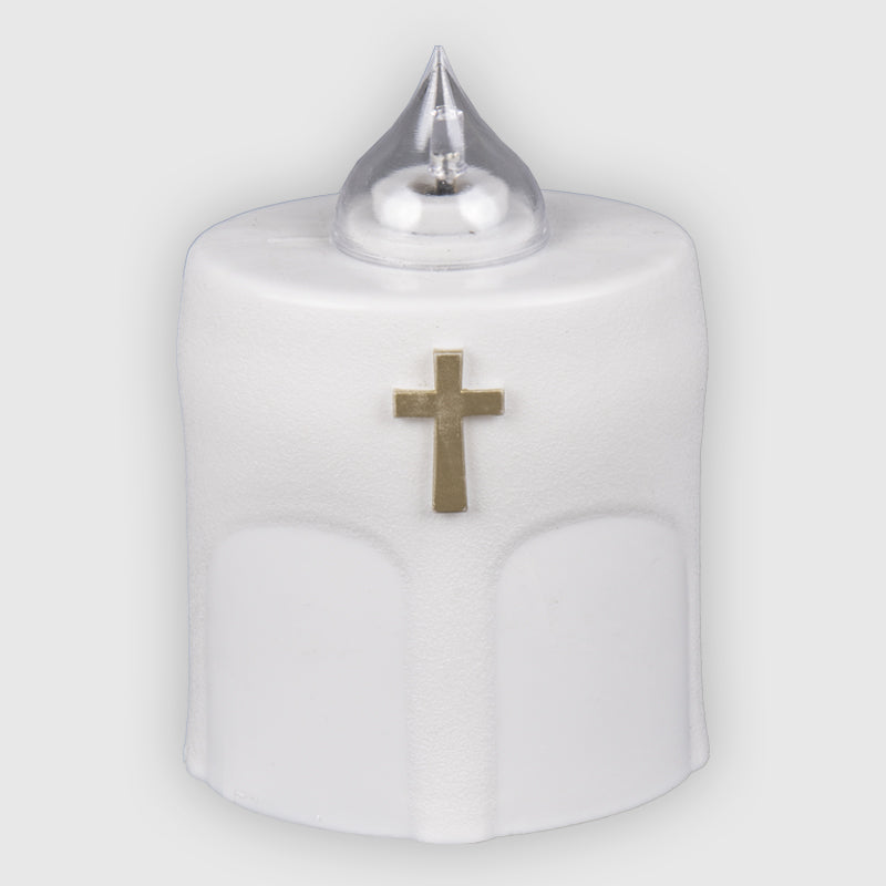 LUMINO Cimitero BENEDICTIO BIANCO 150 GG ELETTRICO