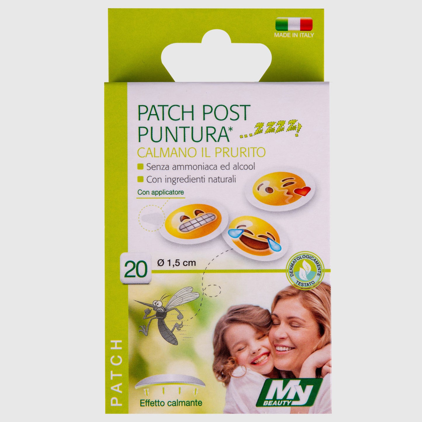 PATCH POST-PUNTURA EMOTICON 20 PZ