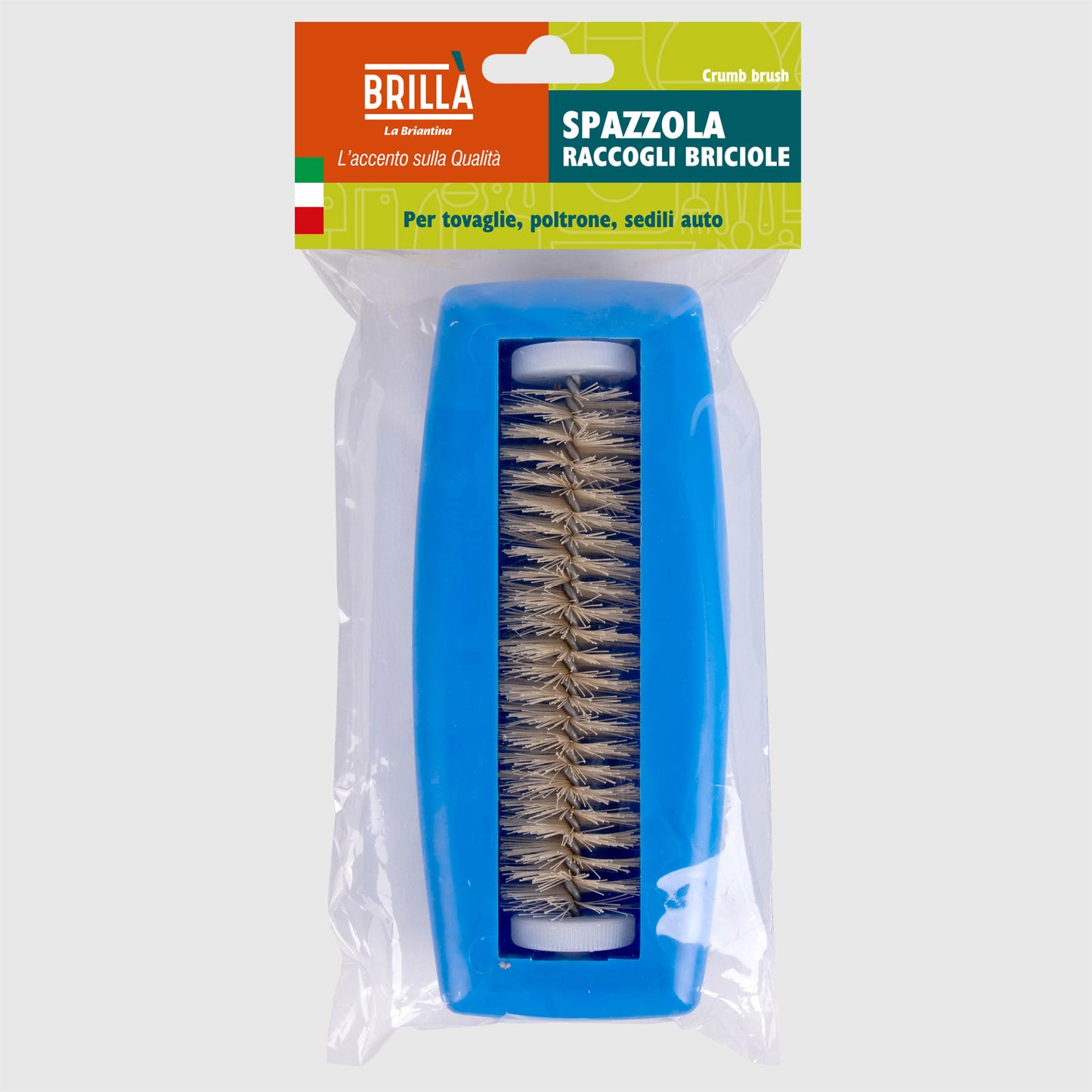 RACCOGLIBRICIOLE A SPAZZOLA BLISTER