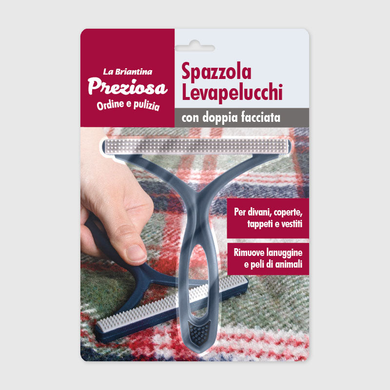 SPAZZOLA LEVAPELUCCHI DOPPIA FACCIA