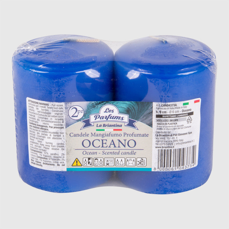 CANDELA CERO MANGIA FUMO 2 pz - Oceano
