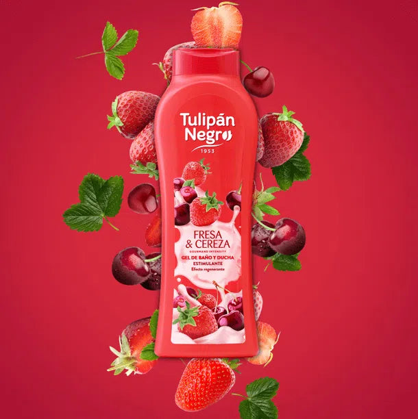 TULIPAN NEGRO BAGNOSCHIUMA FRAGOLA E CILIEGIA 650 ml