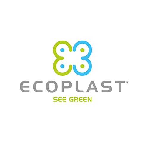 Ecoplast, Pattumiera a Pedale, Resistente. Ideale per la Cucina o l'Ufficio,Colore Antracite, 20 lt, Made in Italy