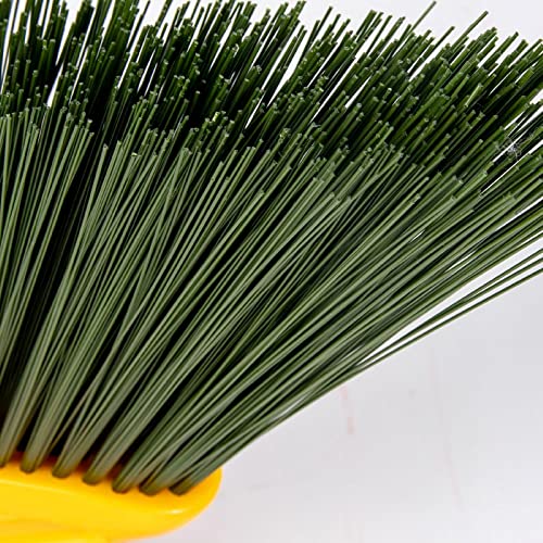 Scopa da Esterno Garden di Forma Appuntita, con Setole Grosse e Rigide, Efficace in Angoli e Fessure