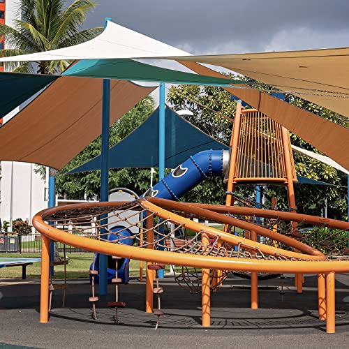 La Briantina Tenda a Vela Quadrata Ombreggiante per Giardini e Terrazze, 3.6x3.6 m Colore Écru