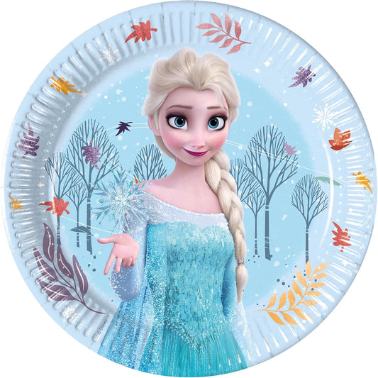Frozen Idyllic Wonder Piatti Carta FSC 20 cm, 8 Pezzi per Festa – immagine principale