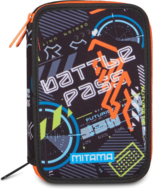 Mitama Astuccio Triplo SPACEBATTLE 47 Pezzi con Spinny Pen, 3 Scomparti – immagine principale