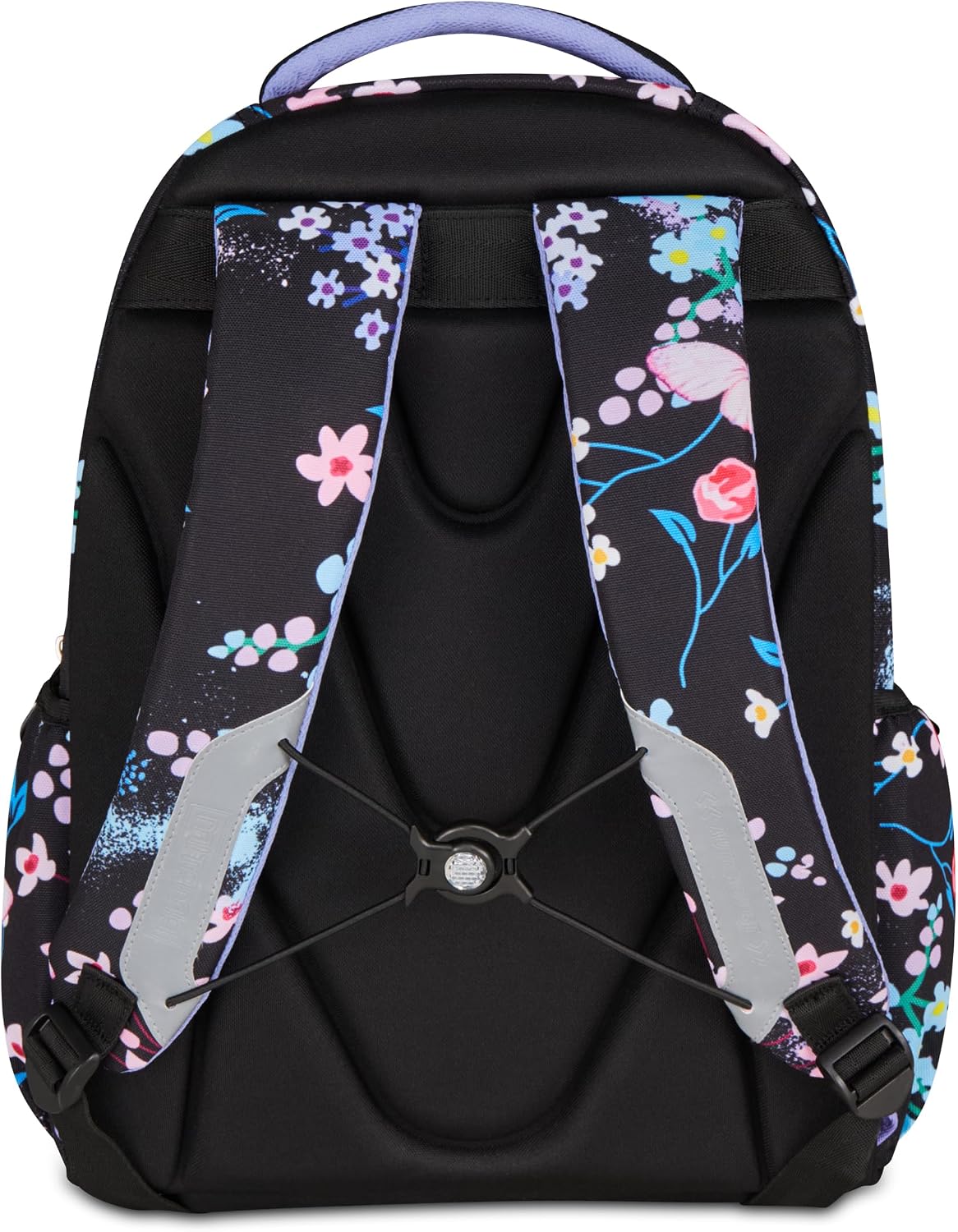 Mitama Zaino Scuola M-Power TrendyFlowers 30L Triplo Scomparto con Schienale EVA Foam, Sistema Auto Adjust, Spallacci…