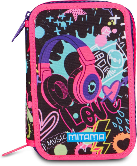 Mitama Astuccio Triplo MusicLove 47 Pezzi con Spinny Pen e Colori – immagine principale