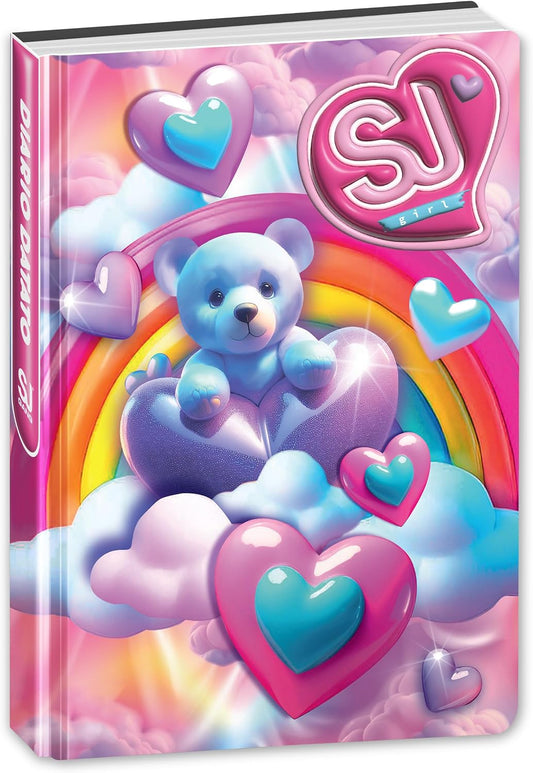 SJ Gang Diario Scuola 10 Mesi 14x20,6 cm Orsetto con Stickers – immagine principale