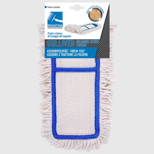 La Briantina Gulliver Ricambio Scopa Cotone 100 cm Catturapolvere Lavabile – immagine principale