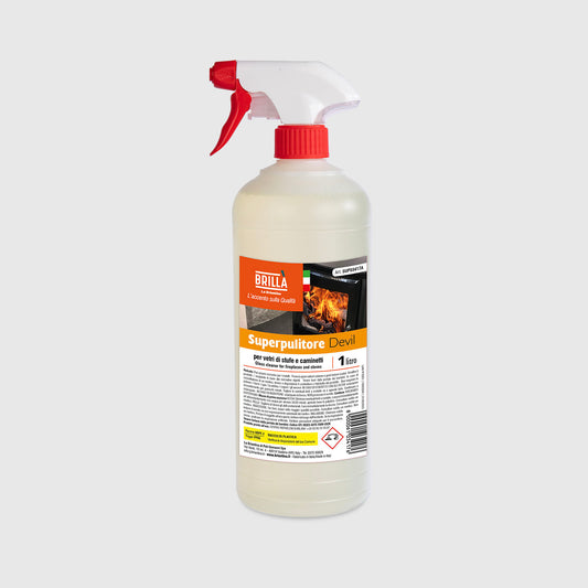 Brilla La Briantina Superpulitore Devil 1L Vetri Stufe e Caminetti – immagine principale