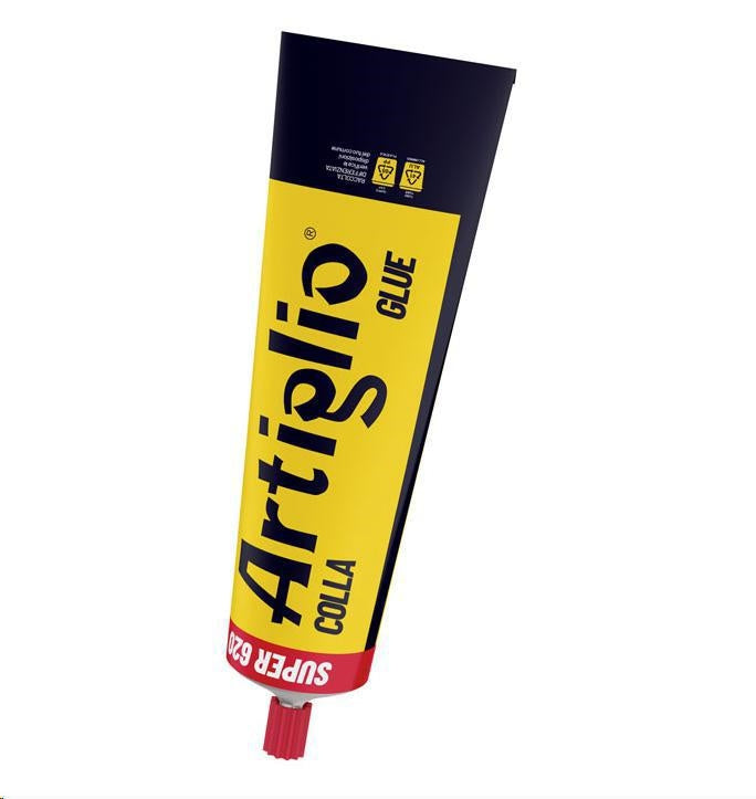 Artiglio Colla Adesivo Per Cuoio, Pelle, Sughero, Feltro, Legno, Plastica E Gomma, Tubetto  Giallo