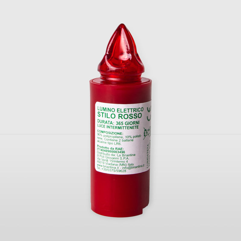 LUMINO  Cimitero STILO ROSSO DURATA 365 GG